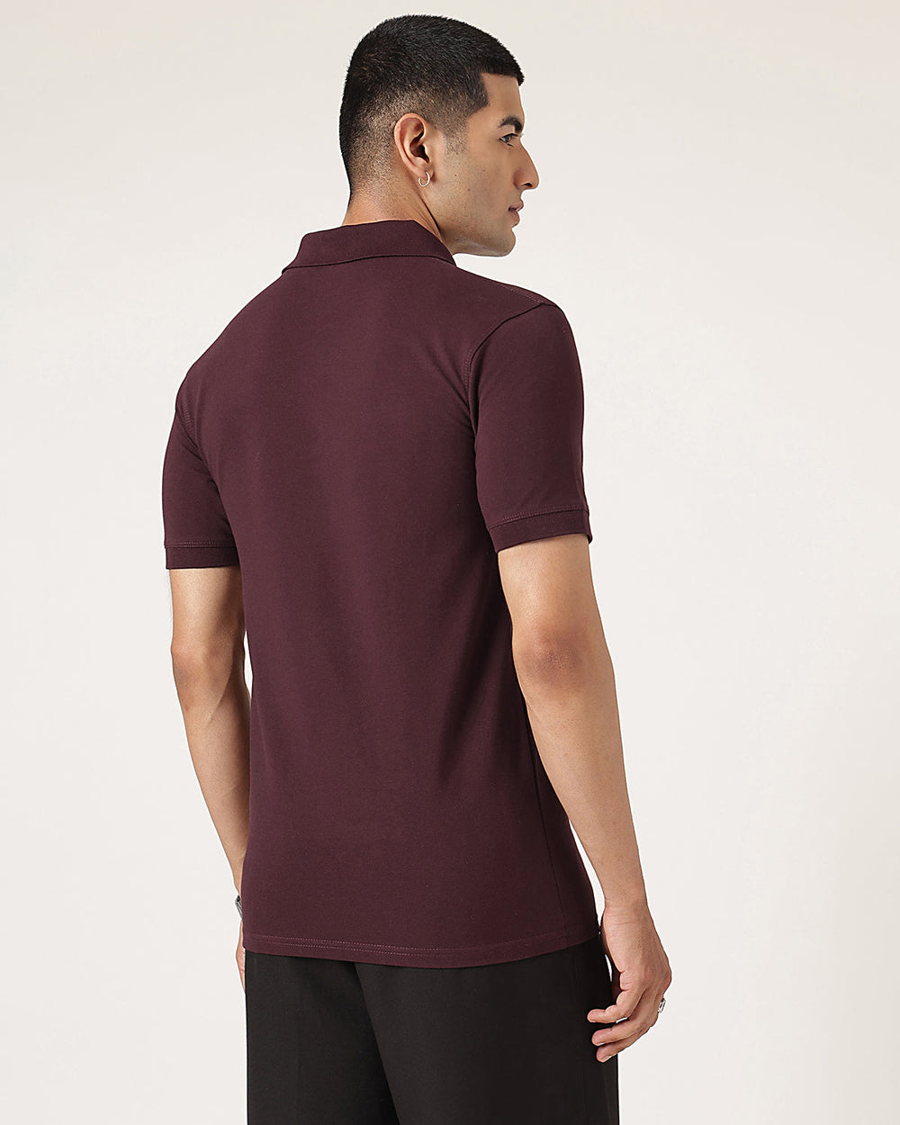 Wine Zip Polo