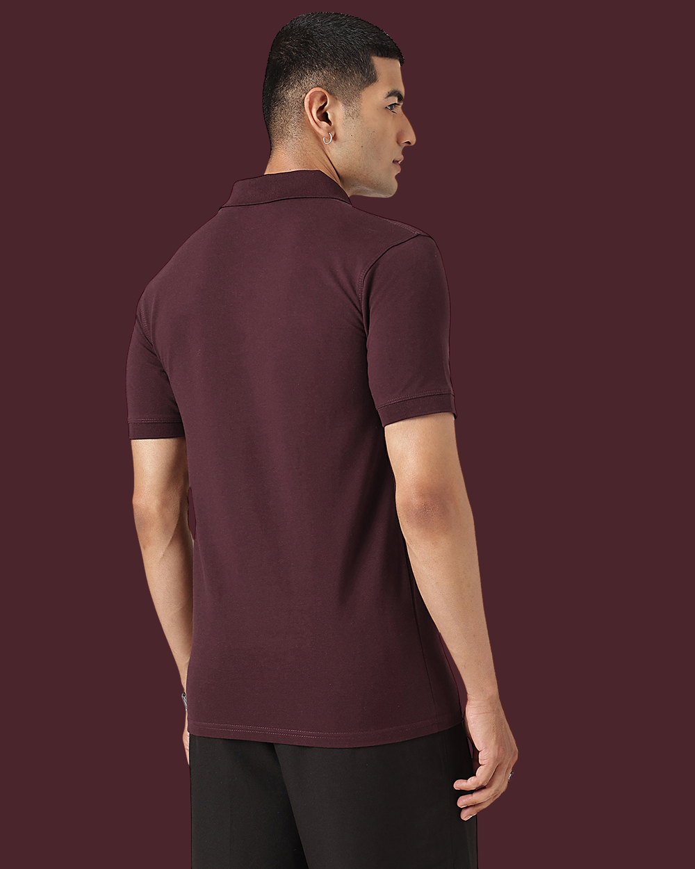 Wine Zip Polo